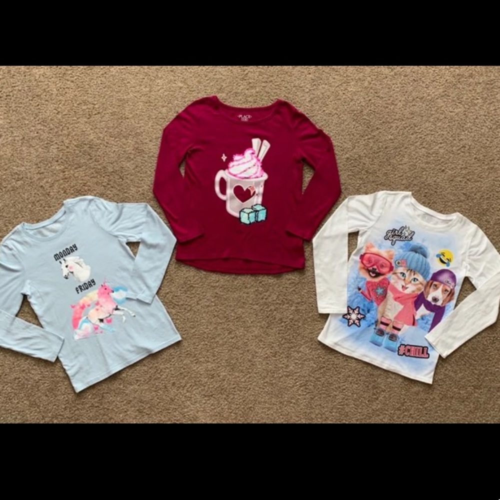 Children's Place Long Sleeve Shirt Bundle
